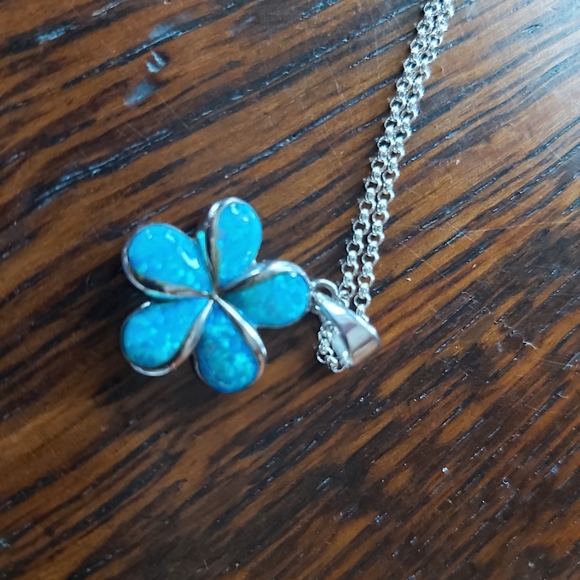 Jewelry - 🆕️Beautiful BLUE BOULDER OPAL necklace/B1